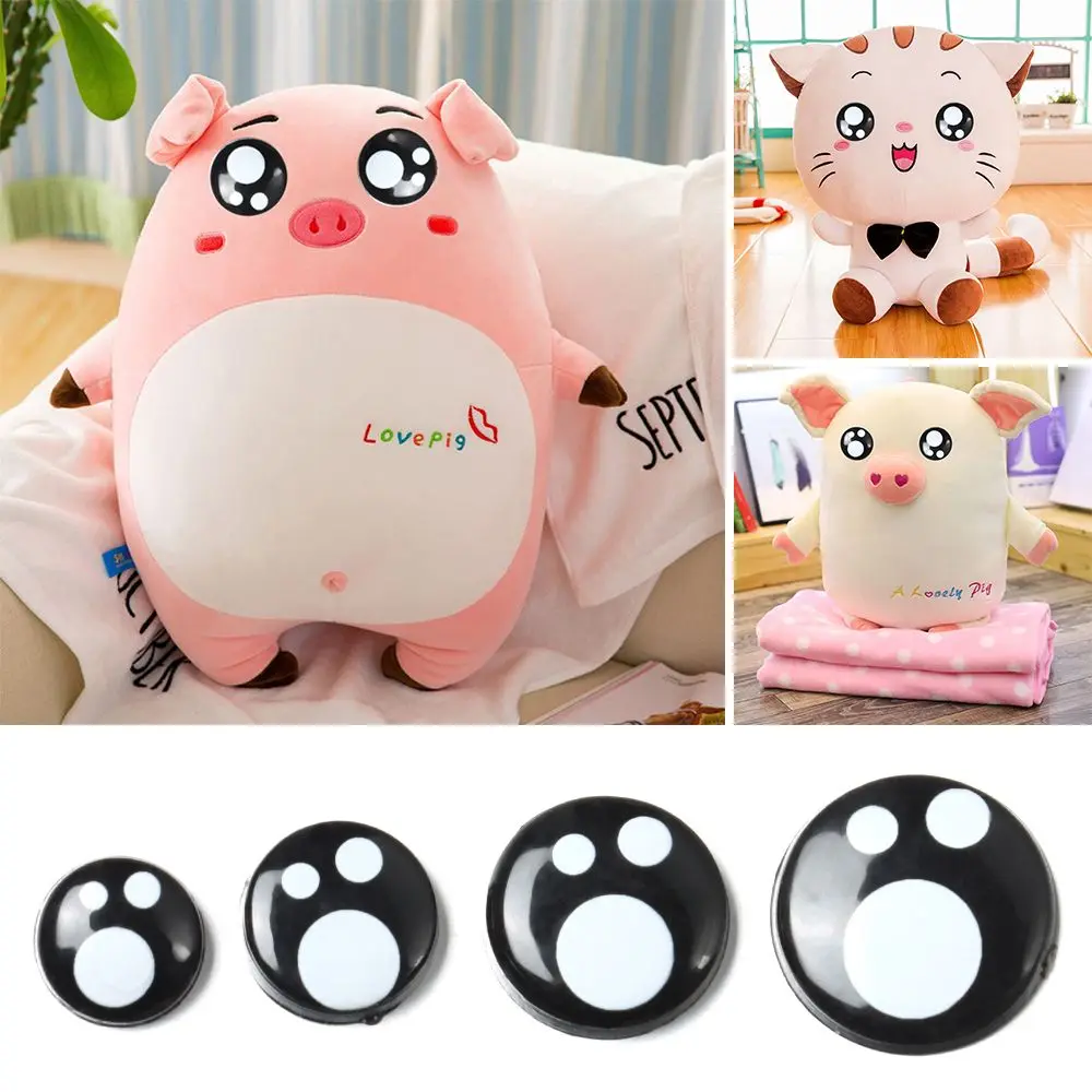 20/40pcs Black Kids DIY Toys Children Safety Eyes Plush Doll Accessories For White Bear Puppet Crafts