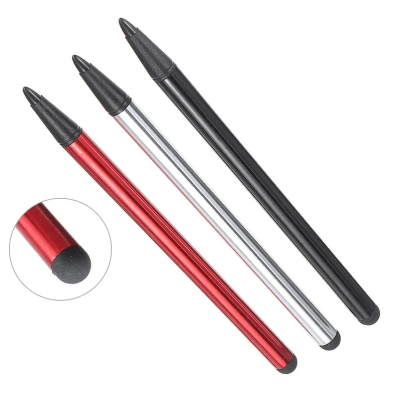 

1000pcs Capacitance Resistance Screen Universal 2 in 1 Touch Pen Stylus for iPhone Xiaomi PC Tablet GPS Mobile Phone