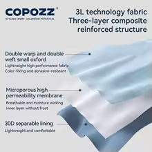 כפפות סקי וסנובורד COPOZZ | עמידות למים עם מיגון לשורש כף היד