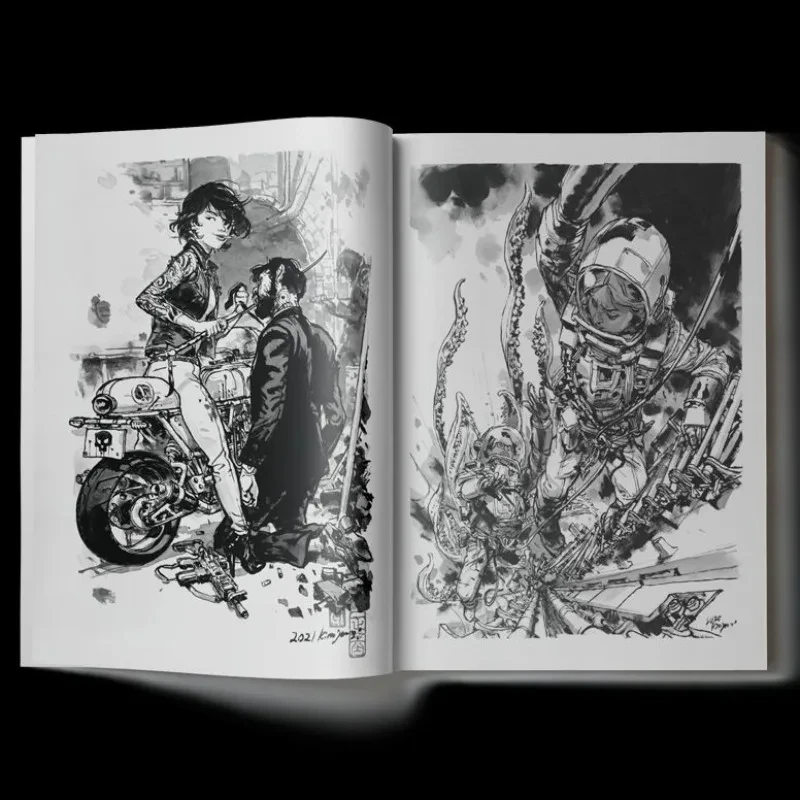 Kim Jung-gi's Latest English Sketchbook Collection 2024 Karl Kopinski