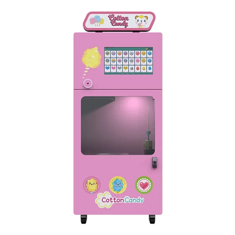 Fully automatic Sugar Cotton Candy Vending Machine Accessories Spare Parts Full Automatic Cotton Candy Machine Manufacturer