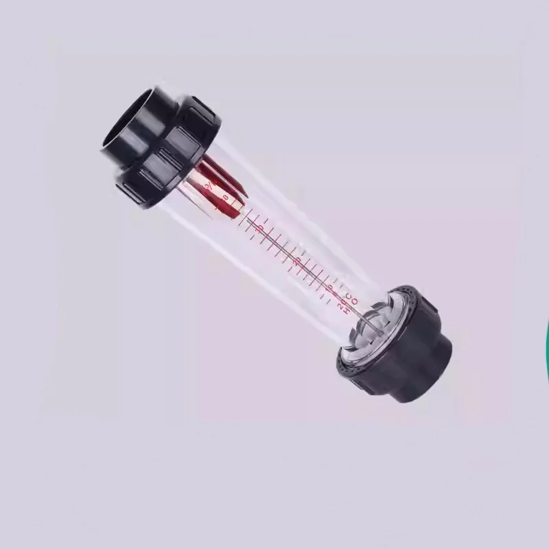 Short LZS-15/25/32/40/50  60 100 160 250 400 600 1000 LPH Plastic Piping Liquid Float Flowmeter Water Flow Meter Rotameter