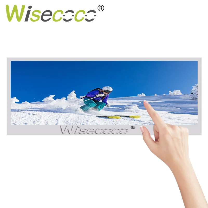 14 Inch 3840x1100 4K Long Strip Display Case Capactive Touch Sub Screen Second  Display Monitor  USB IPS LCD Ultra Thin Case