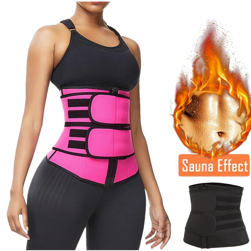 Women Waist Trainer Corsets Cincher Slimming Body Shaper Sport Girdle Workout Shapewear Sauna Sweat Belt Tummy Control Trimmer