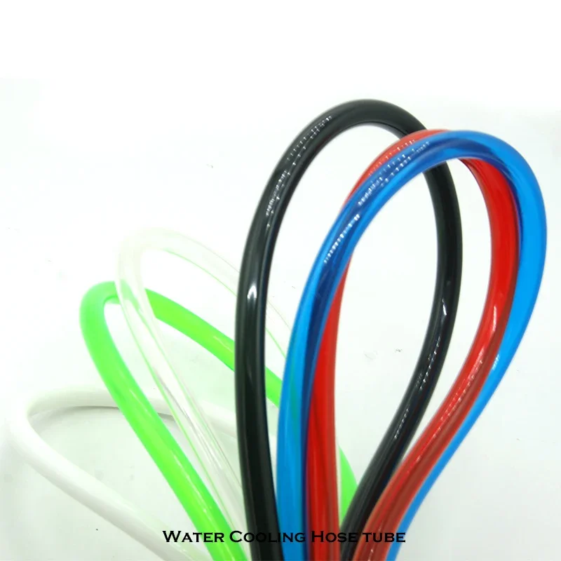 9.5mm*12.7mm Thin PVC Water Cooling Hose Pipe OD3/8'' Inch 1M Soft Tube Tubing Multicolor Transparent White Black Blue Red Green