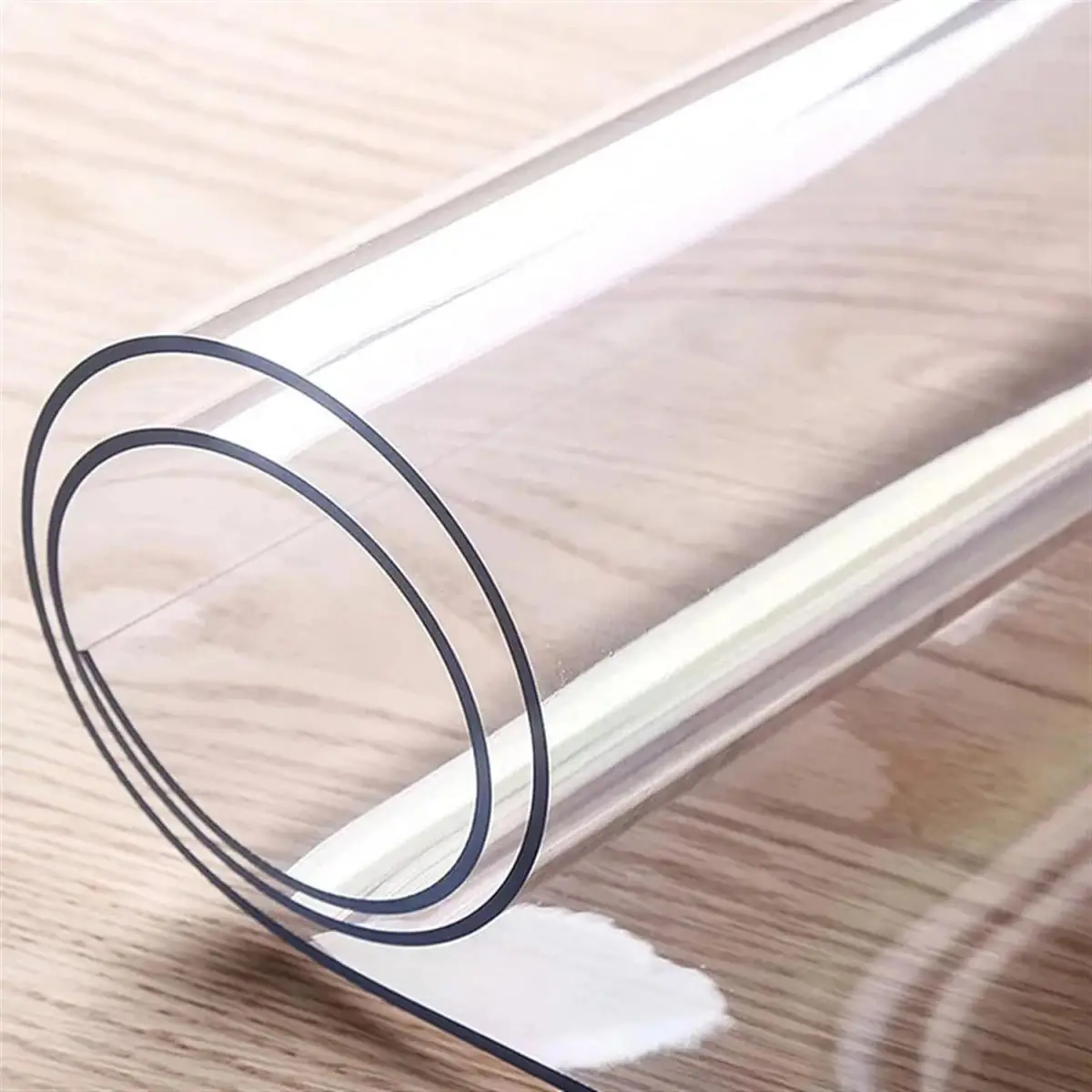 Clear Table ProtectorPlastic Table Cover Protector, Desk Protector Mat, Desk Pad Waterproof PVC  table cover  table cloth