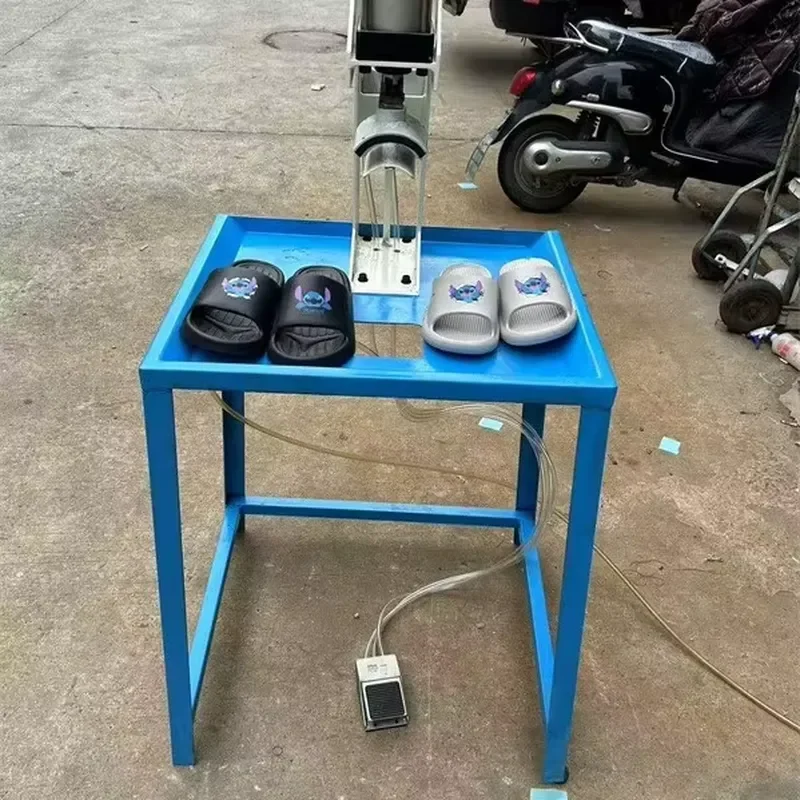 Cold Film Upper Pressure Label Machine for Foam Slippers Production Semi Automatic Machinery