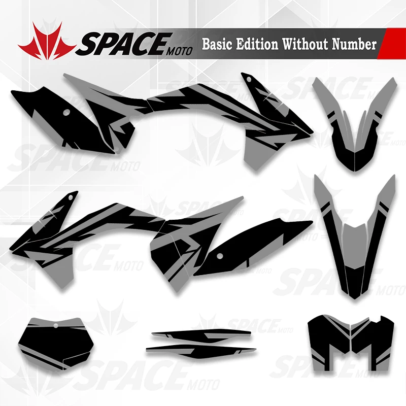 SPACE MOTO Наклейки-графика для мотокросса, комплекты наклеек с номерами и именами для KTM 12-13 EXC 300 250 150 350 450 500 SX SXF 11-12