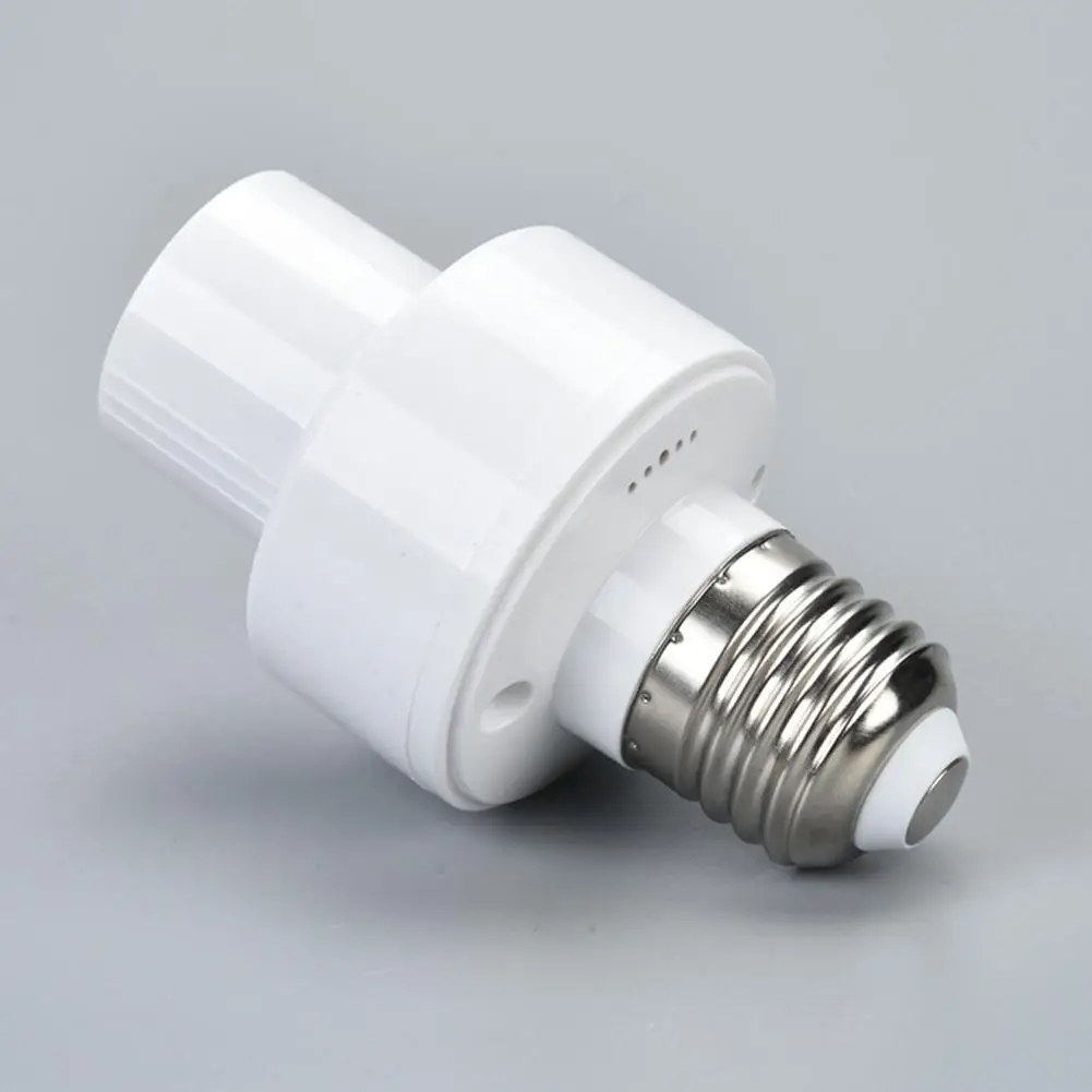 Radar Sensing Lamp Holder Intelligent E27 Lamp Base Smart Light Bulb Holder For Porch Basement Auto On/Off Motion Light Socket