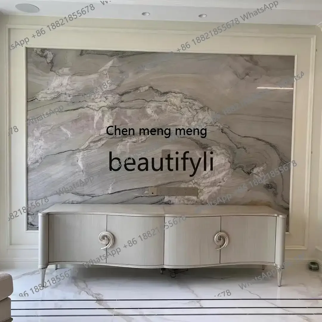

D178 Meike Francesca TV Cabinet American Light Luxury TV Cabinet Living Room Floor Cabinet