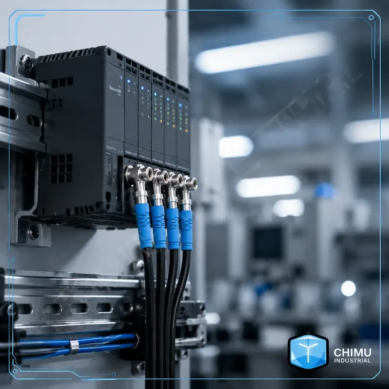 【CHIMU INDUSTRIAL】M3 M4 M5 M6 M8 Miniature Diffuse Photoelectric Sensor Visible Light Point for Precise Automation