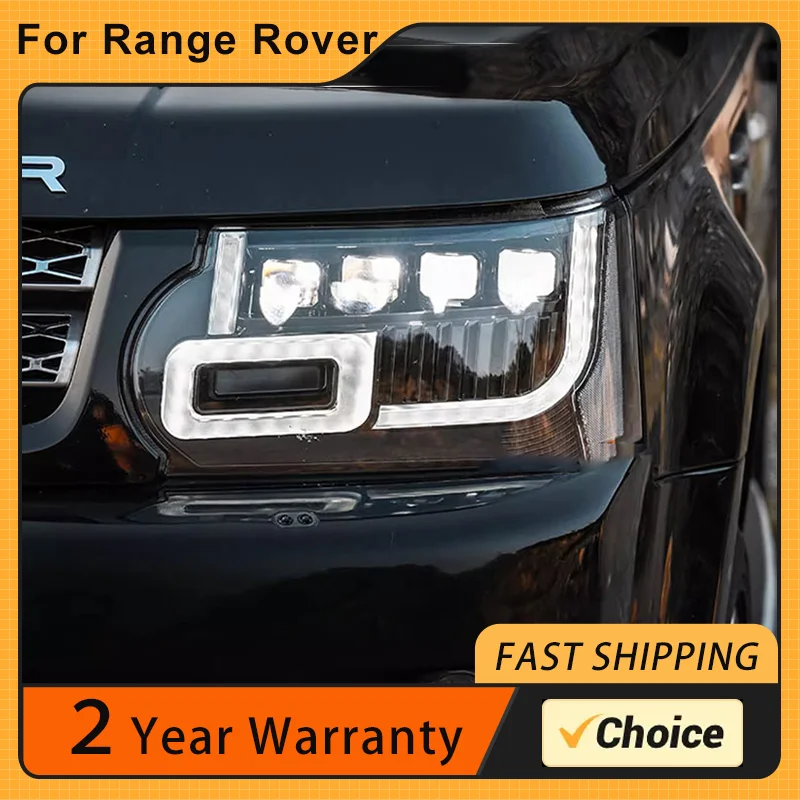 

Car Styling for Land Rover Range Rover Headlight 2010-2013 Range Rover Head Lamp DRL Turn Signal High Beam Projector Lens
