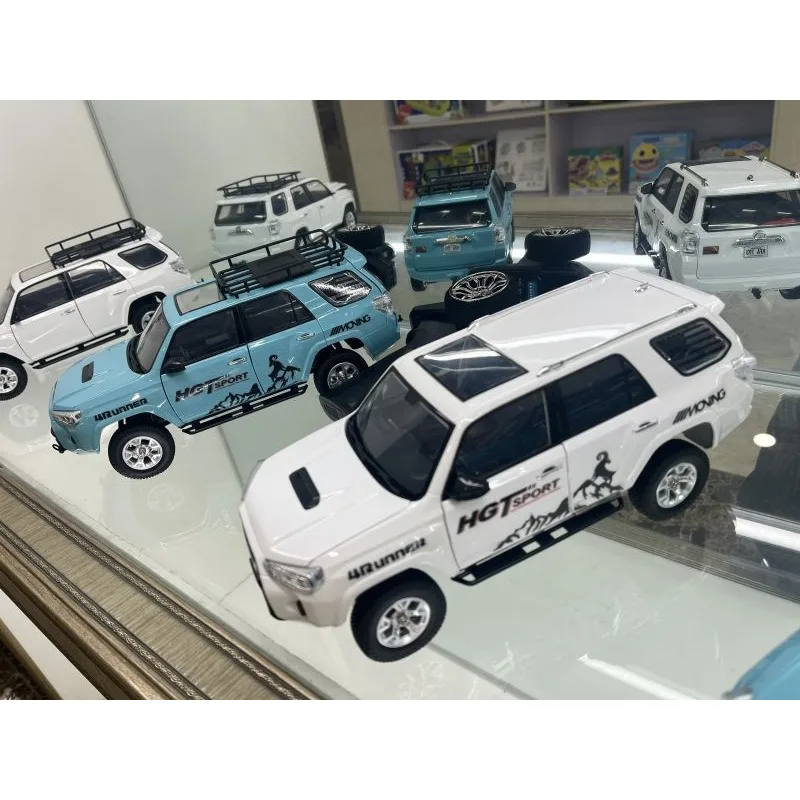 1/18 Toyota Speedmaster high-simulation electric model static ornament lighting smoke sound four-wheel drive remote control car