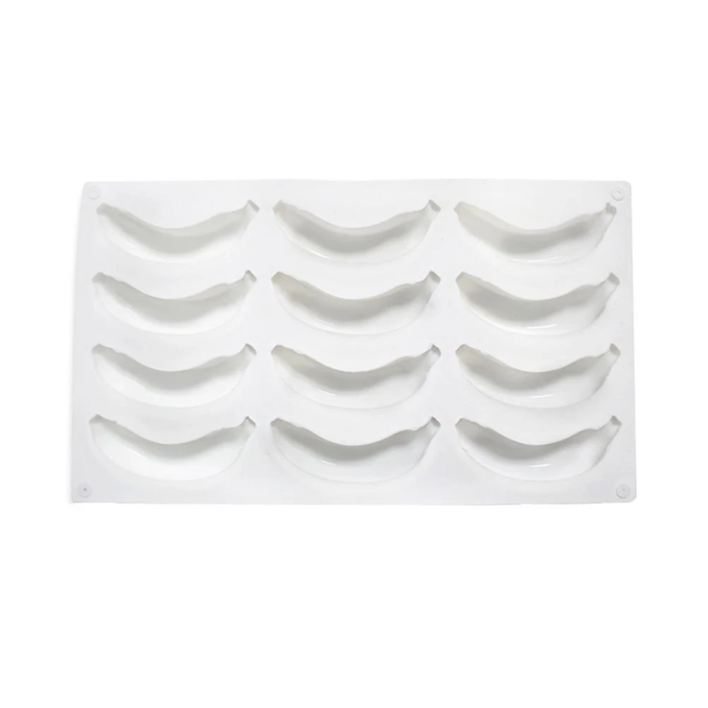 12 even banana mousse cake mold DIY simulation fruit French dessert mold white 29.5*17cm