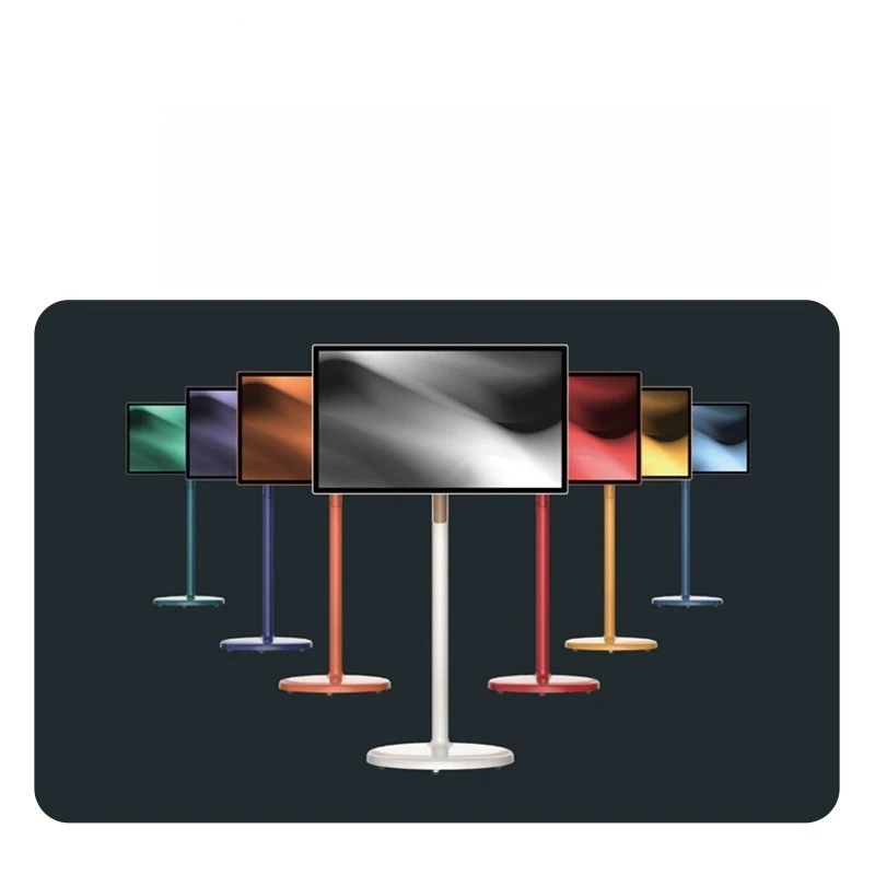 Fotografia 6: Projeção de tela de TV com tela inteligente móvel de 32 polegadas, teleprompter de letras, tela de tablet grande à vontade