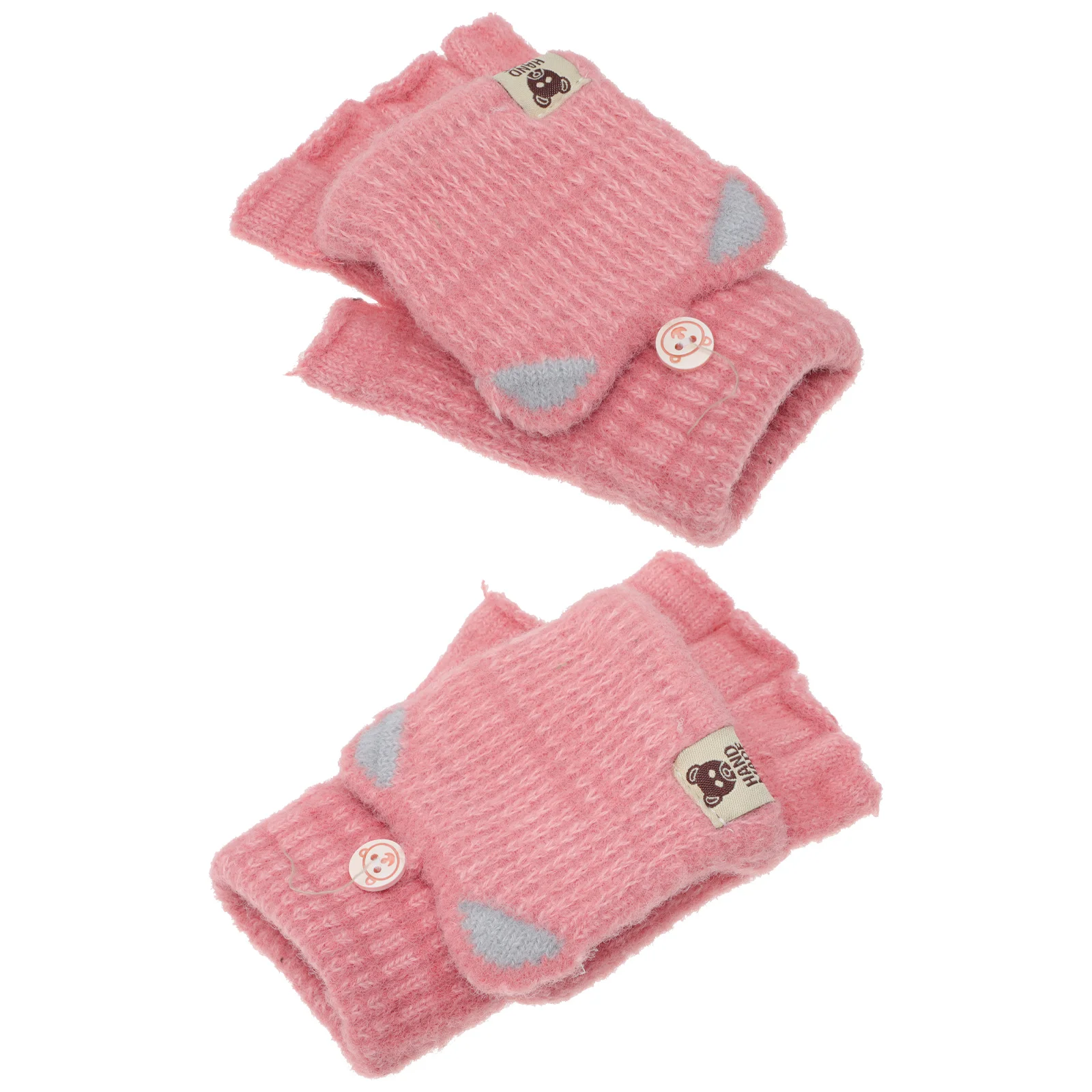 

Heated Gloves Winter Hands Warmer Knitted Half-finger Warmers Soft Elastic Gloves for Skiing Cycling Gaming USB Heated Mitten
