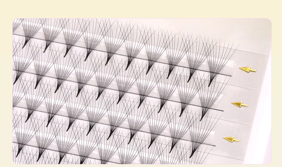 Lashprofessor 8–15 mm vorgefertigte Volumenfächer 3D/6D/8D/14D Sharp Narrow Base Lash Promade Russian Pointy Stem Wimpernverlängerung Zilien – Detail 16