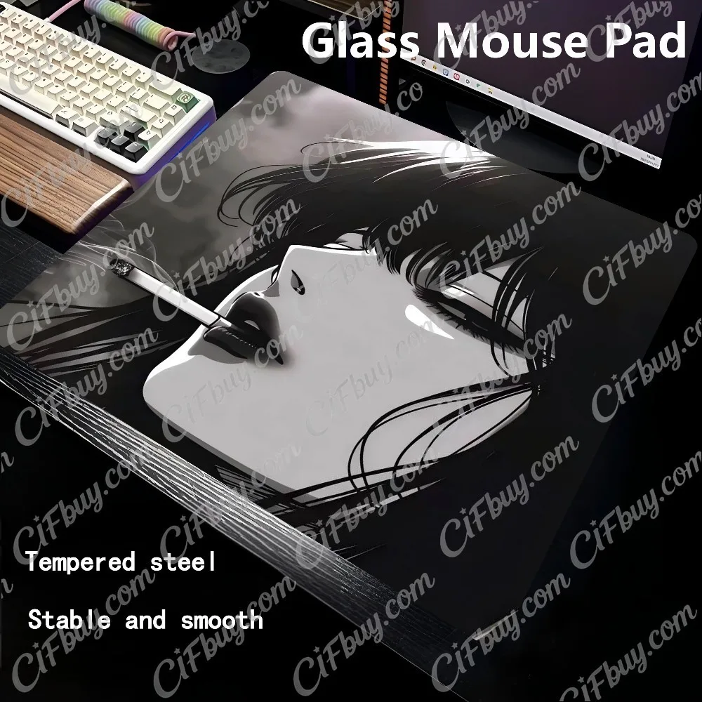 CIFBUY Ultra Smooth Mouse Pad Scratch Resistant Surface Compatible With Optical Laser Sensors For Laptop PCOffice Home Desk Mat