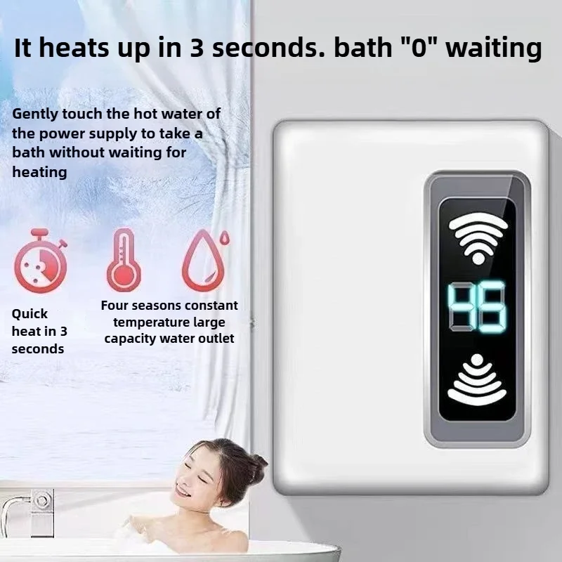 Bestseller Shower Shower with Energy-saving Thermostatic Electric Water Heater Household Bath Instant Appliances Mini Quick Heat