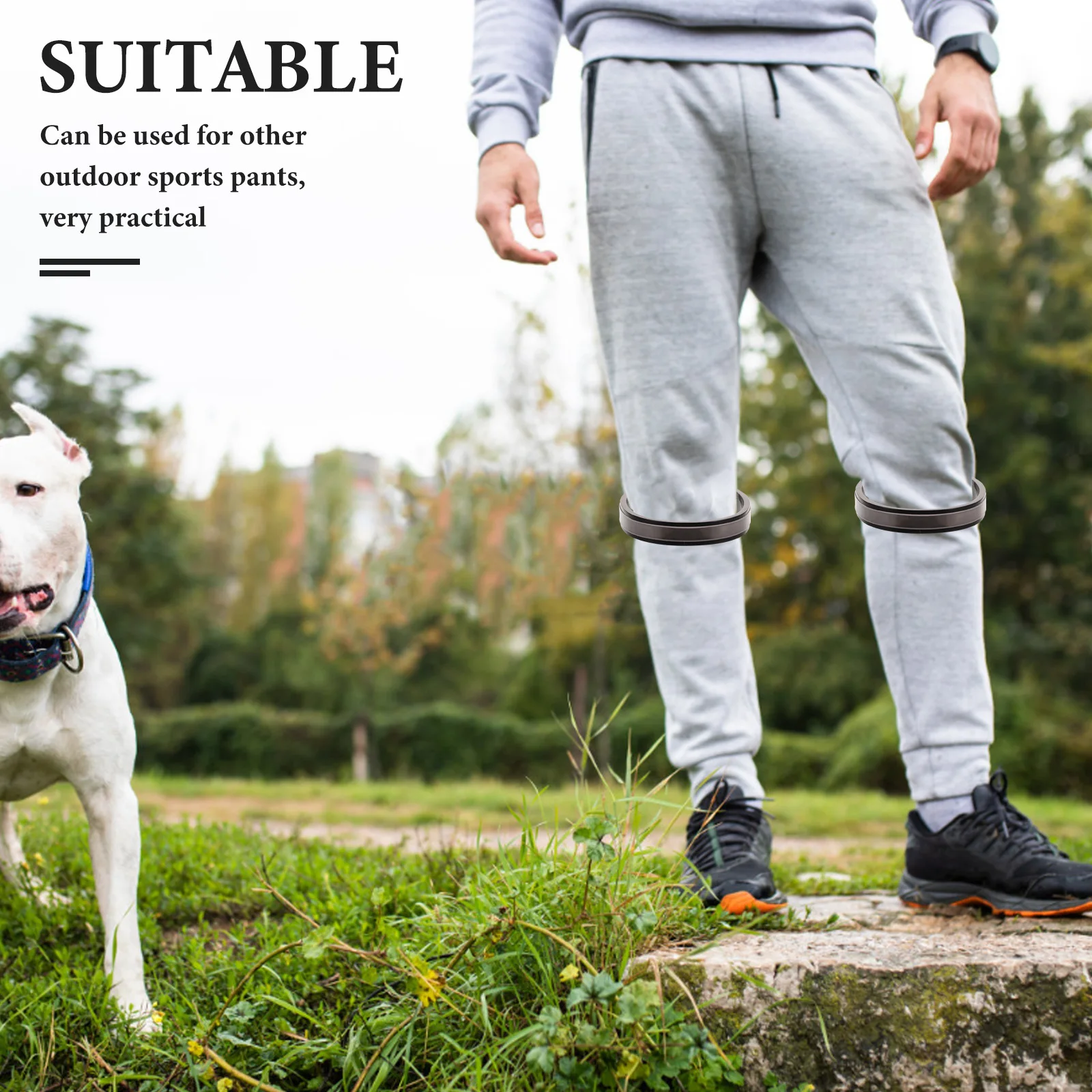 2 أزواج السراويل العاكسة كليب لراكبي الدراجات وضوح عالية الدراجات أربطة السلامة آمنة بانت الساقين ركوب الدراجة في الهواء الطلق مغامرة