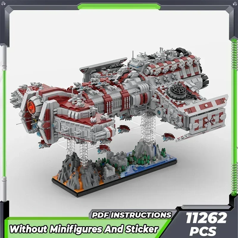 

Moc Building Bricks Military Model Star Giant Battlecruiser Technology Modular Blocks Gifts Christmas Toys DIY Sets Assembly