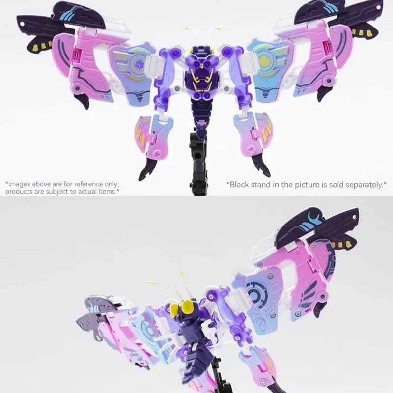 52toys Beastbox Bb-56 バレットバタフライ メカモデル 変形関節アクションフィギュア デスクトップオーナメント コレクターズトイ ギフト