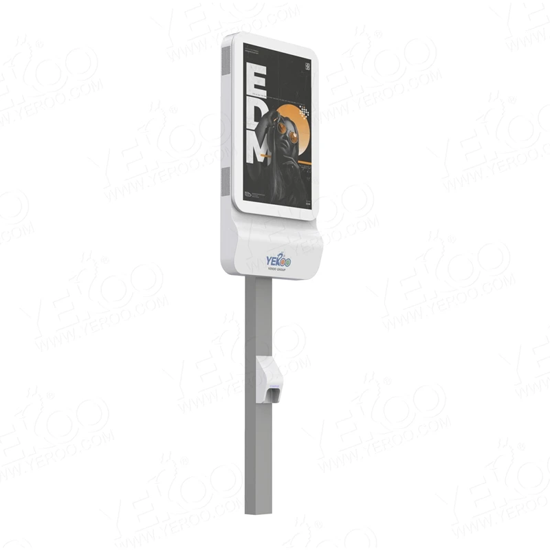 Railway Station P3 LED Screen Display Advertising Lightbox Muppy with Cell Phone Charging