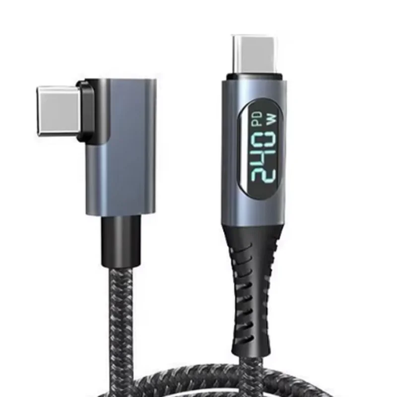 1m 240W USB 4.0 Type C to Type C Cable Fast Charge 8K 60Hz 40Gbps Data cable Compatible with Thunderbolt 4 Digital Display Power
