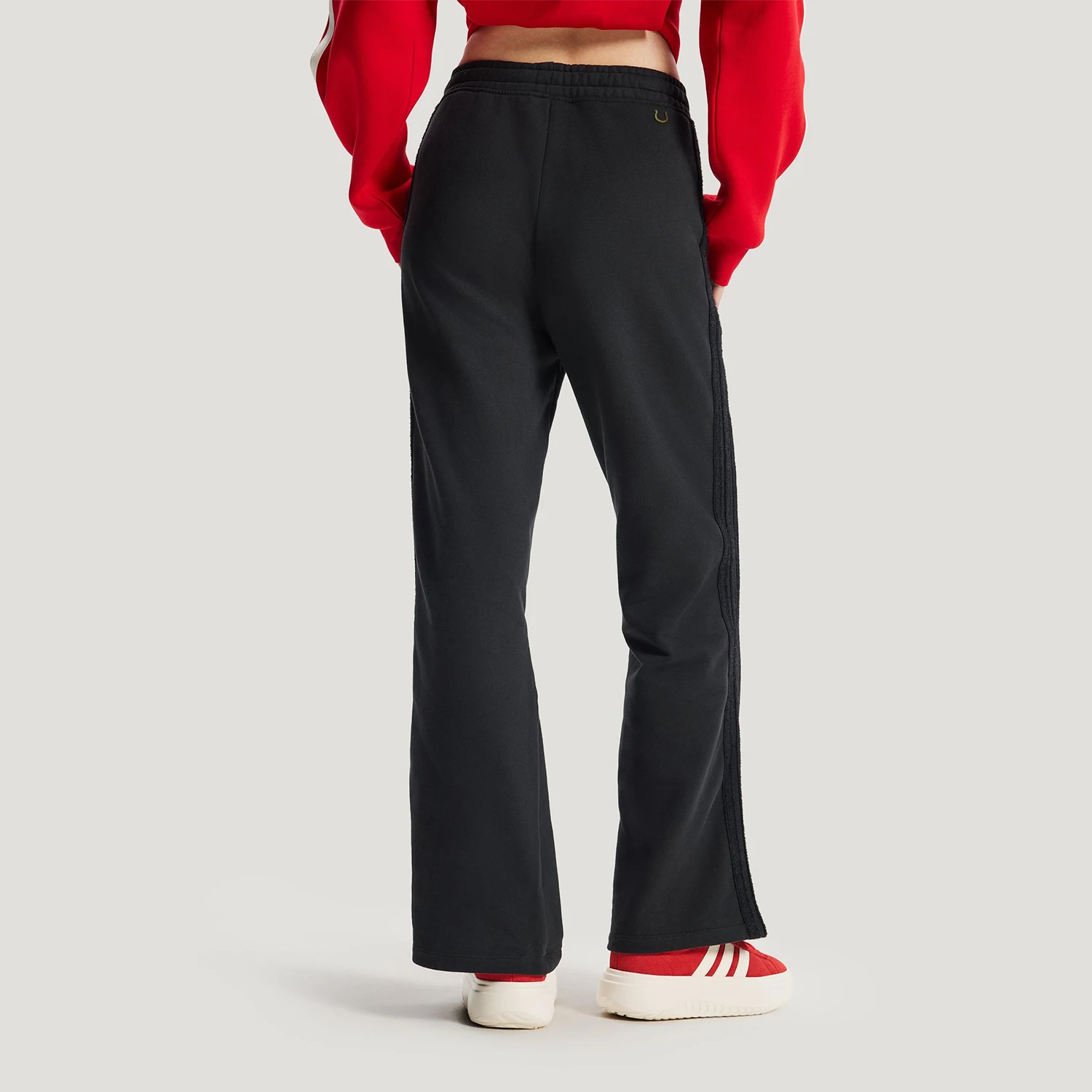 Adidas Authentic Women's Fashion Skin-Friendly Soft Knitted Flared Pants KR0417