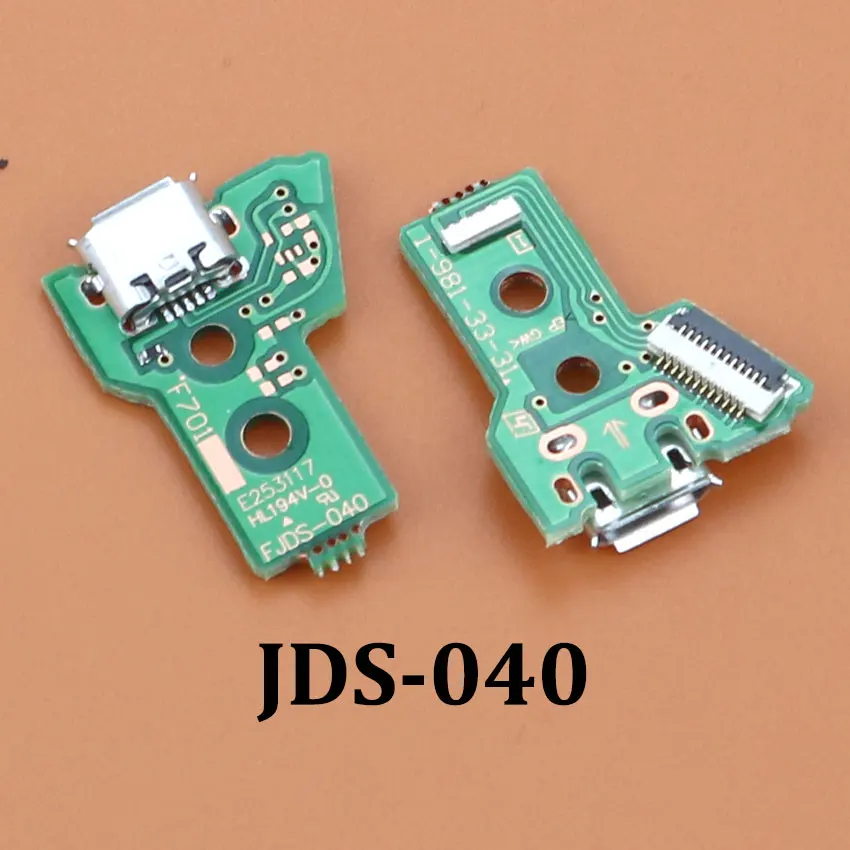 PS4 컨트롤러 마이크로 USB 충전 보드 포트 소켓 잭 테일 도크 12Pin 14Pin JDS 001 011 030 040 055 커넥터 플렉스 케이블