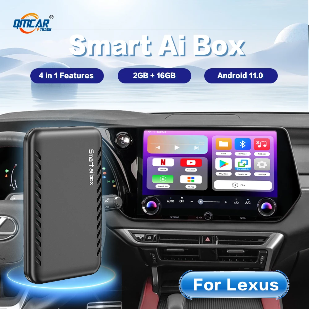 

Android Auto Carplay Wireless Carplay Apple Car Play Tv Box Carplay AI BOX Android11 For Lexus ES NX UX ES Hybrid LC Hybrid GX