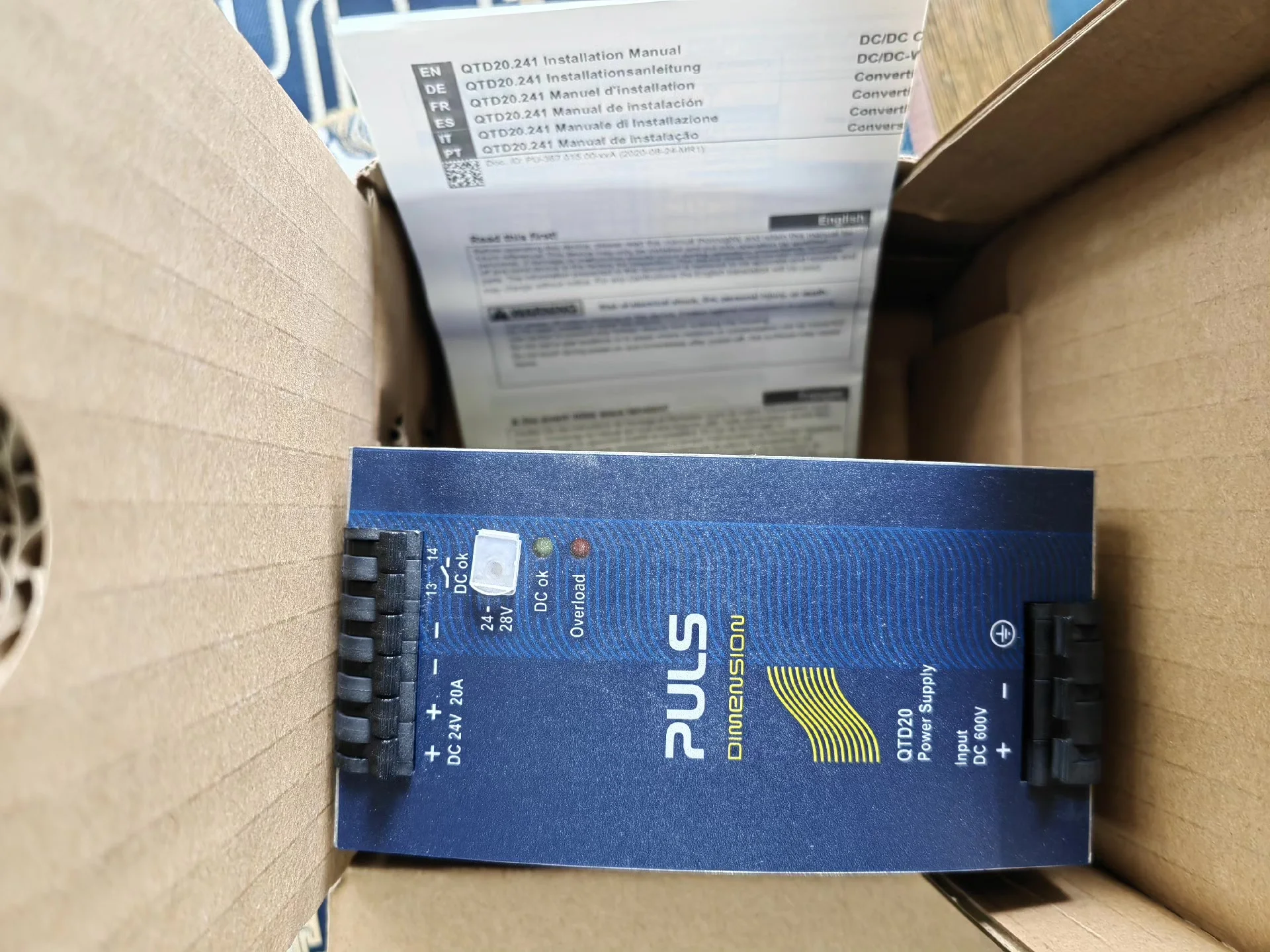 Germany Pulse Power Supply QTD20.241 Is Brand New In Stock, Cheap To Deal With, Not In Stock.
