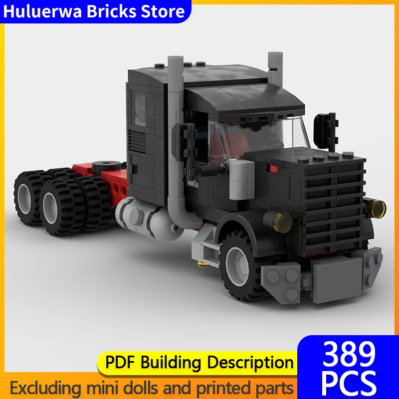 

Модель скоростного гоночного автомобиля MOC, строительные кирпичи, американский длинный дорожный грузовик, модульная технология, детские праздничные подарки, сборные игрушки, костюм