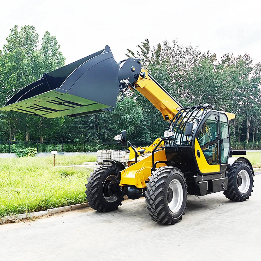 3 Ton Compact Telehandler Telescopic Forklift Wheel Loader 4x4 Telescopic Loader for Efficient Orchard Work