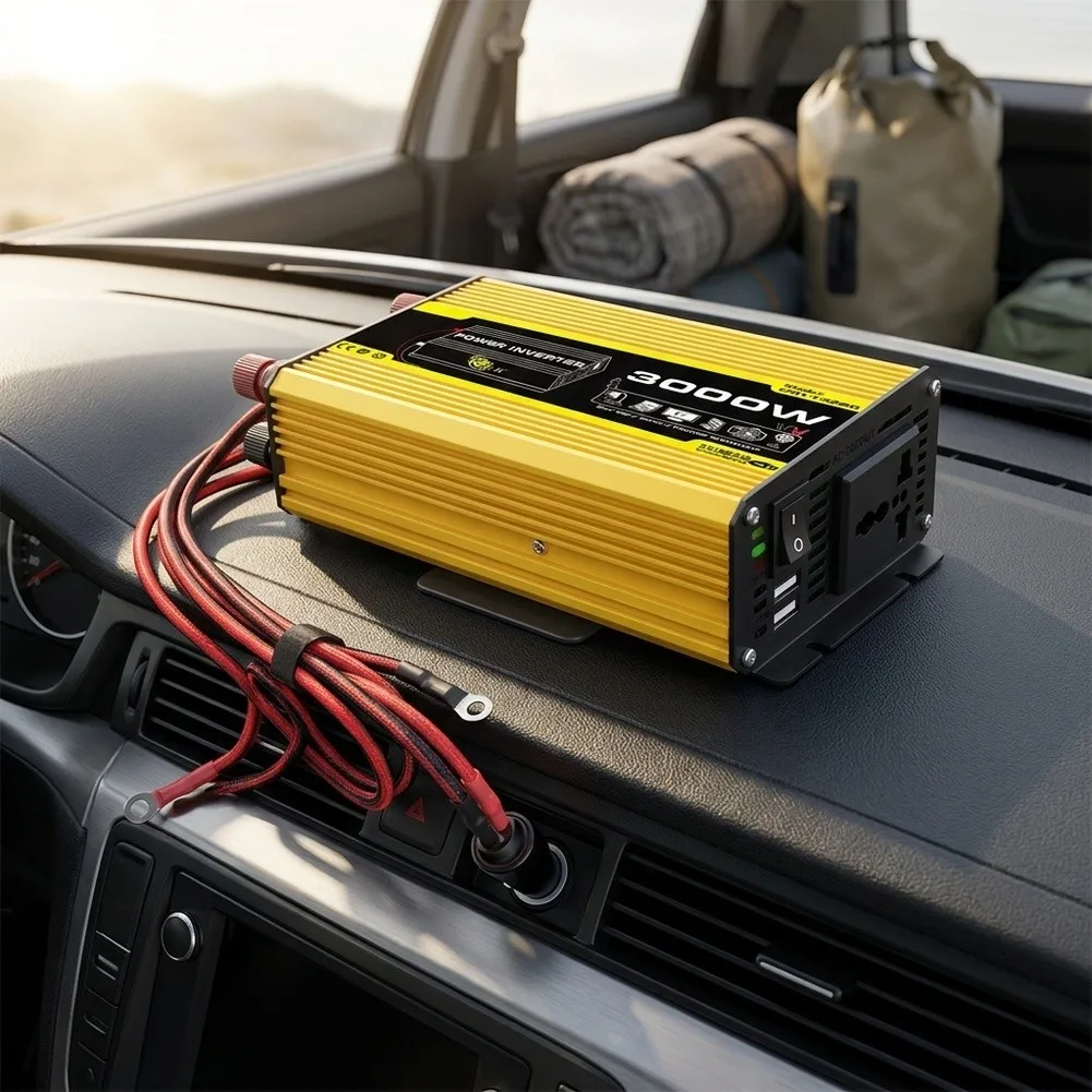 AC Outlet AC V Multiple Charging Options No Load Current Advanced Safety Features for Peak Power Car Inverter Power for source
