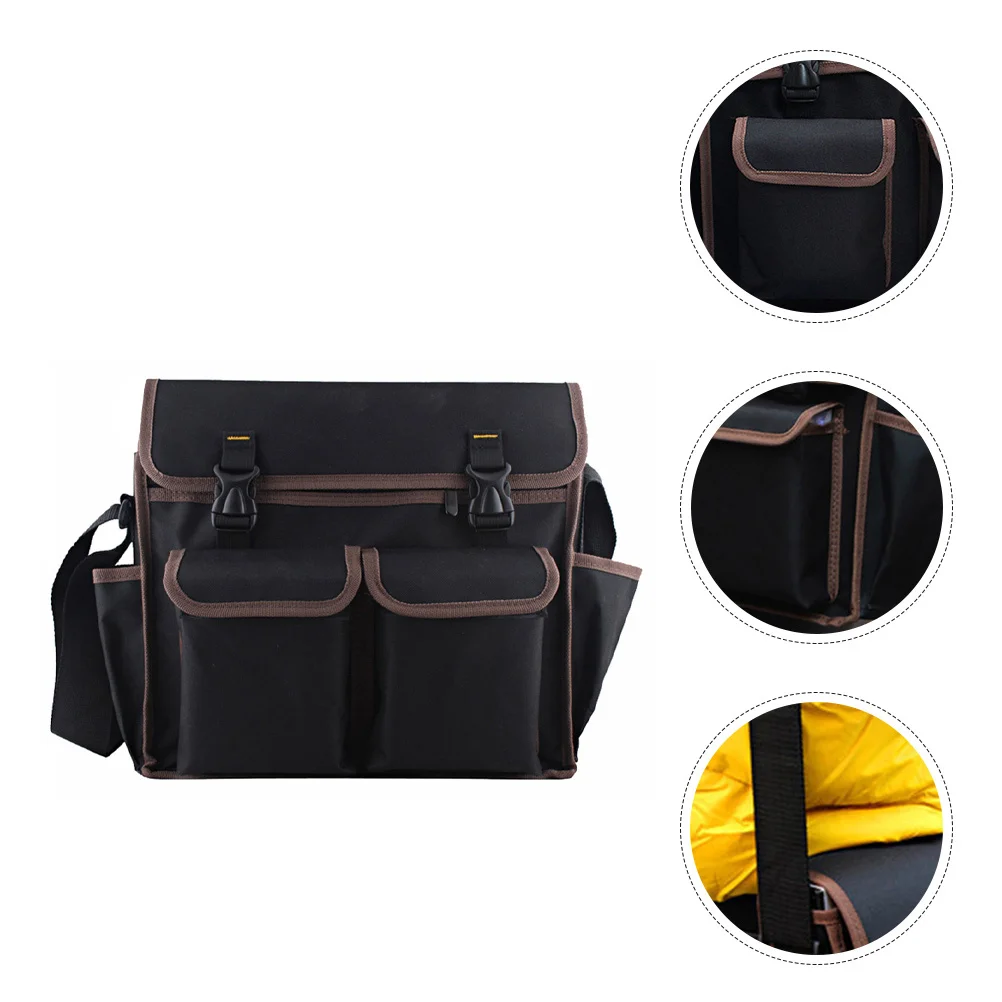 1pcs Electrician Bag Large Capacity Heavy Duty Tool Storage Bag Multi Compartment Organizer Canvas Tool Tote For Diy Home Repair