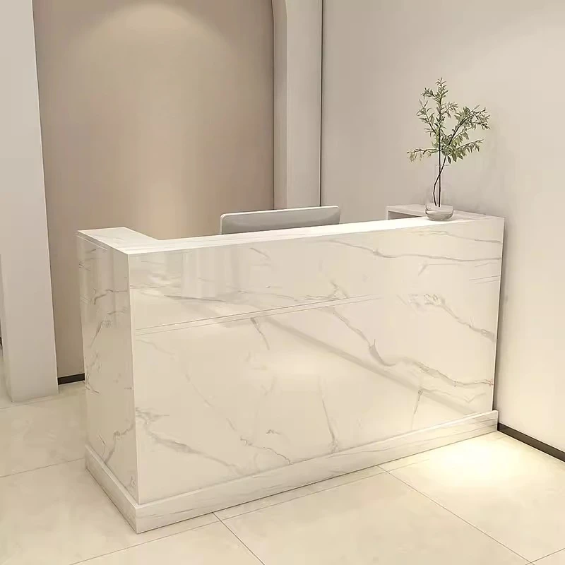 Salon Beauty Reception Desks Modern Simple Minimalist Design Reception Desks Unique Company Mostrador De Tienda Trendy Furniture