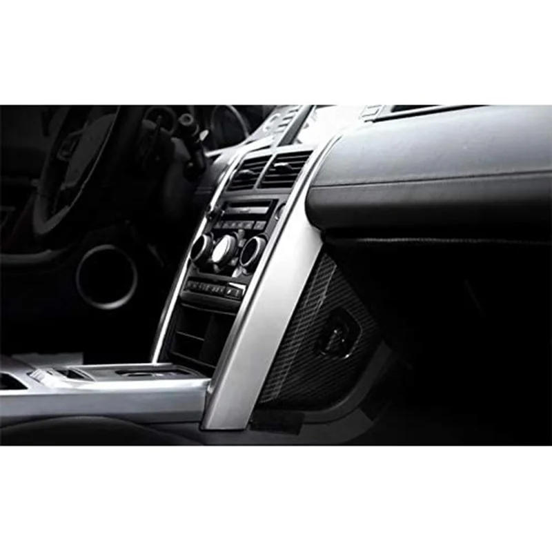 Centro interno do carro console quadro capa guarnição para land rover discovery sport 2015-2018