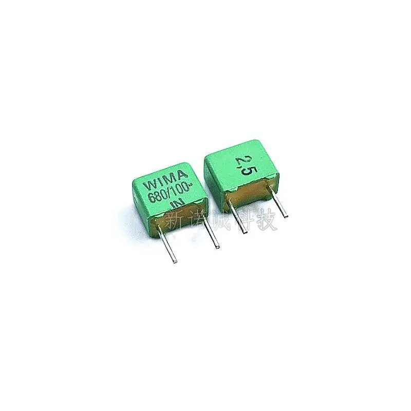 

10PCS/Weimar Capacitor 100V 681 0.00068UF 100V 680PF 0.68NF FKP2 Pin Distance 5