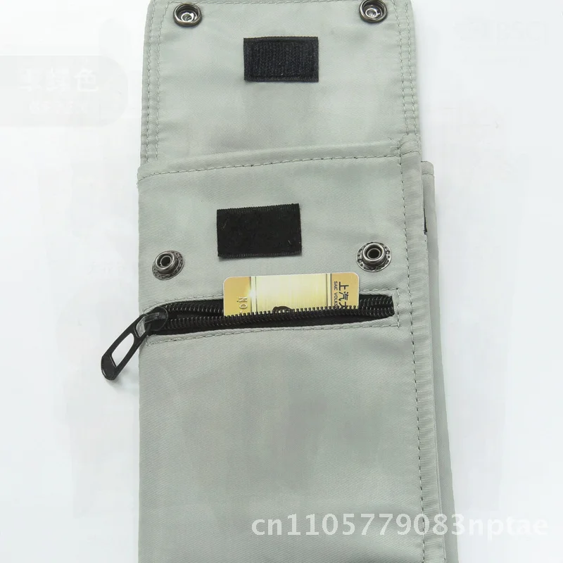 Men's Foldable Tri-Folding Shoulder Bag Multi-Functional Outdoor Casual Waterproof Waist Bag Urban Minimalist Nylon Anti-theft