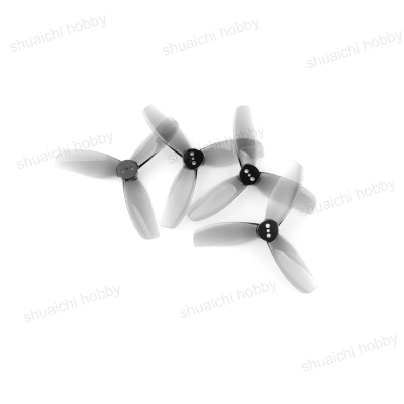 HQProp-hélice DT63MMX3 de 63mm, 3 palas, agujero de eje de paleta para PC, 1,5mm, CW, CCW, accesorios DIY para RC 2,5 pulgadas, piezas de Dron de carreras FPV, 2 pares