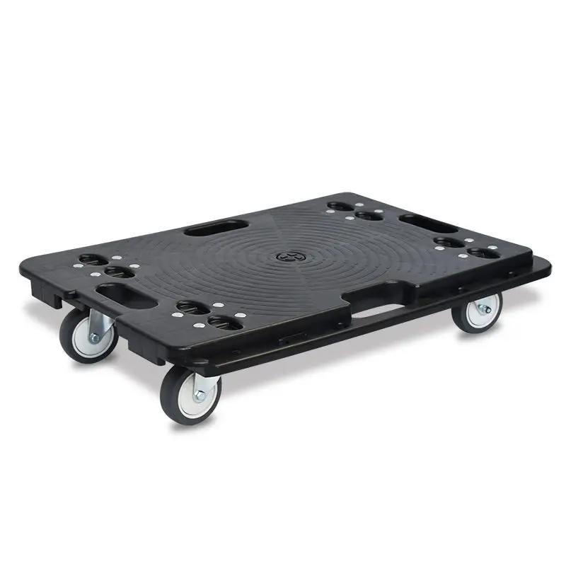 

Platform Dolly Hand Truck Splicing Cart Moving Handling Flatbed Dollies with Swivel Wheels Pulling Goods Mute Portable Trolley