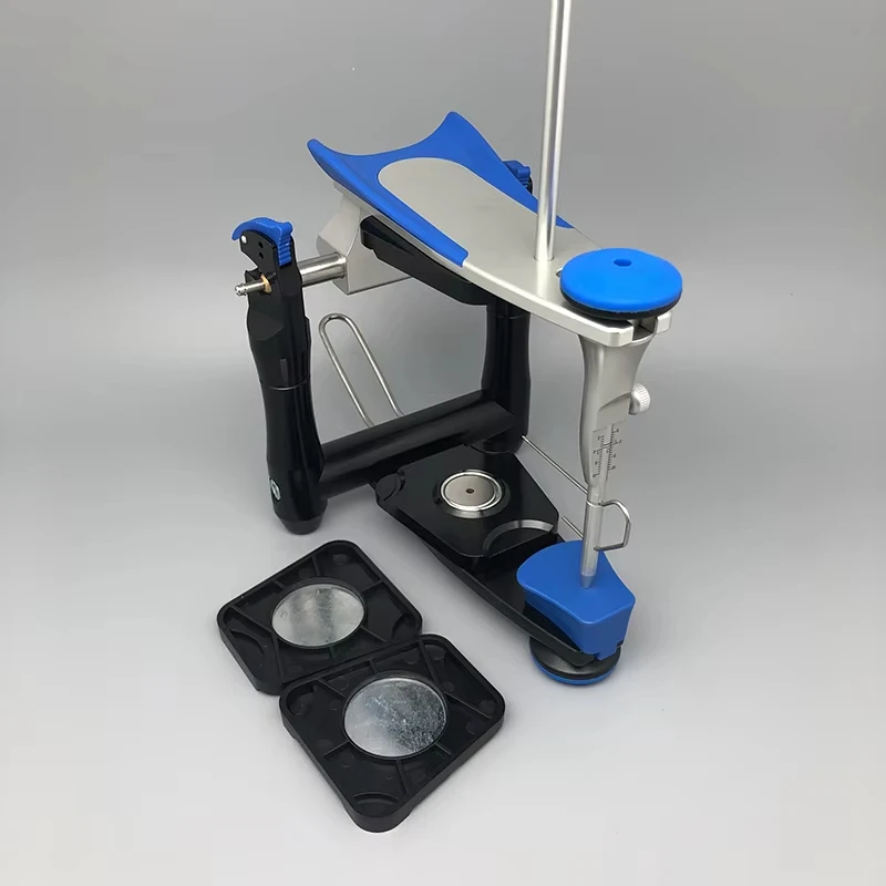 High Quality Dental Average High-precision Articulator Fully Adjustable Face Bow Gilbach Articulator Upgrade Use Carbon Fiber