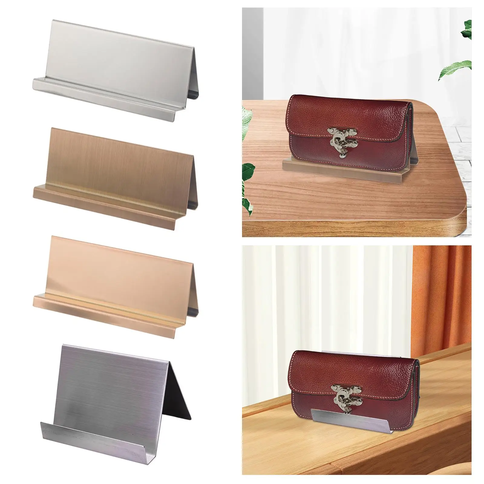 Wallet Display Stand Holder Fashion Storage Shelf for Dorm Living Room Party