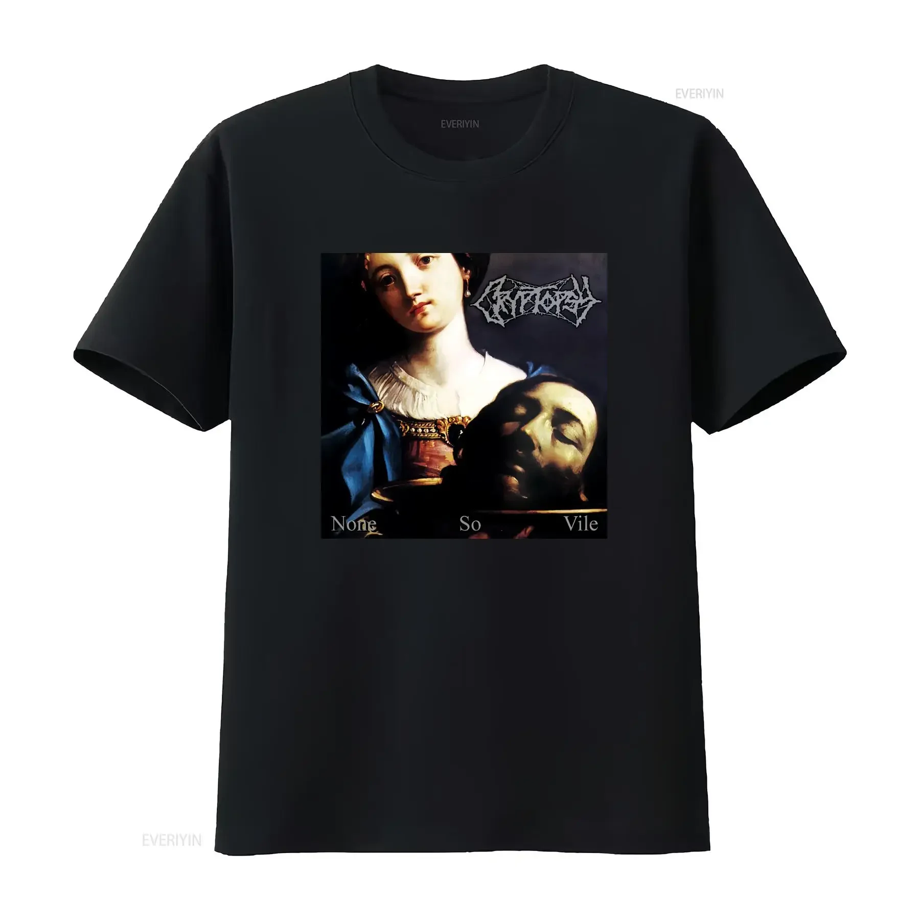 NEW HOT Cryptopsy Black Cotton All size S 5XL For Fans T shirt ES308 vintage Washed Comfortable homme Unisex Breathable