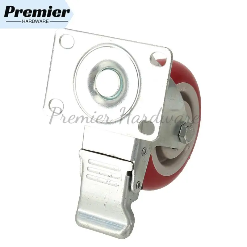 Roulettes universelles robustes avec 360 °   Frein pivotant au design silencieux, parfait pour les meubles, chariot à plateforme résistant à l'usure