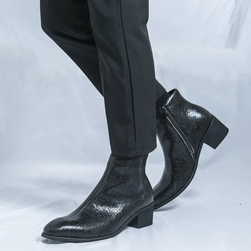 

2025 Autumn New Cross border Leather Shoes for Men's Casual One Step Stepping British Business Formal Large Size Set Leather Sho