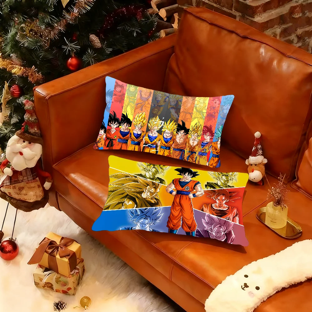Classic Anime D-Dragon B-BallS cushion cover Rectangle Pillow Case Printing Bedside Sofa Room Home Decoration Pillowcase