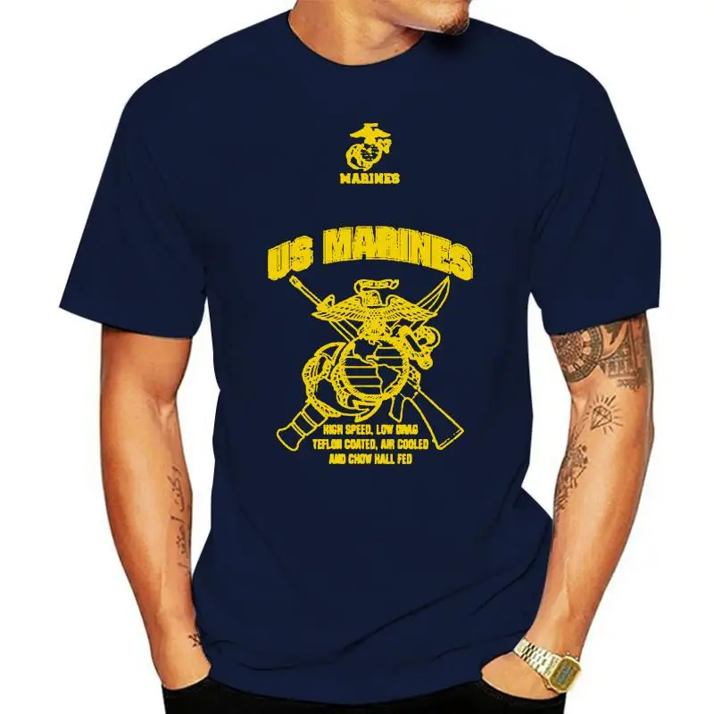 Marine Corps High Speed Low Drag Lejeune Pendleton Okinawa Moto Usmc New Shirt Summer Teen Male Short Pattern O-Neck T-Shirt