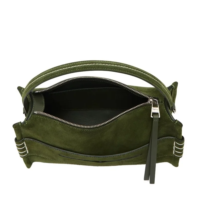 حقيبة كتف لوفر للنساء 2025 الاتجاه جودة عالية فو الجلد المدبوغ الزيتون الأخضر حقيبة يد موضة جديدة فاخرة العلامة التجارية مصمم حقيبة كروسبودي #5